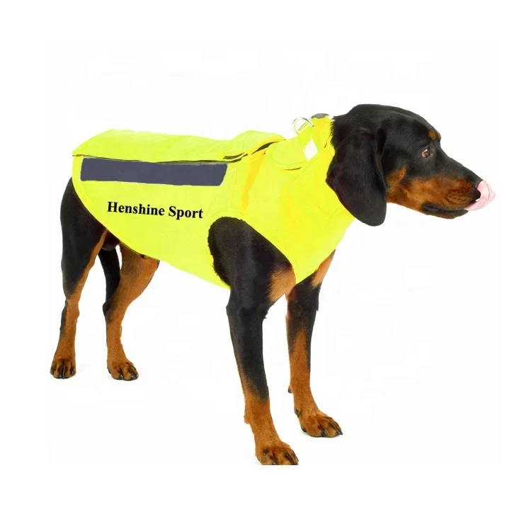 High Quality Weight Anti-Stab Hunting Dog Vest With Gps Pocket Reflective Dog Clothes For Hunting