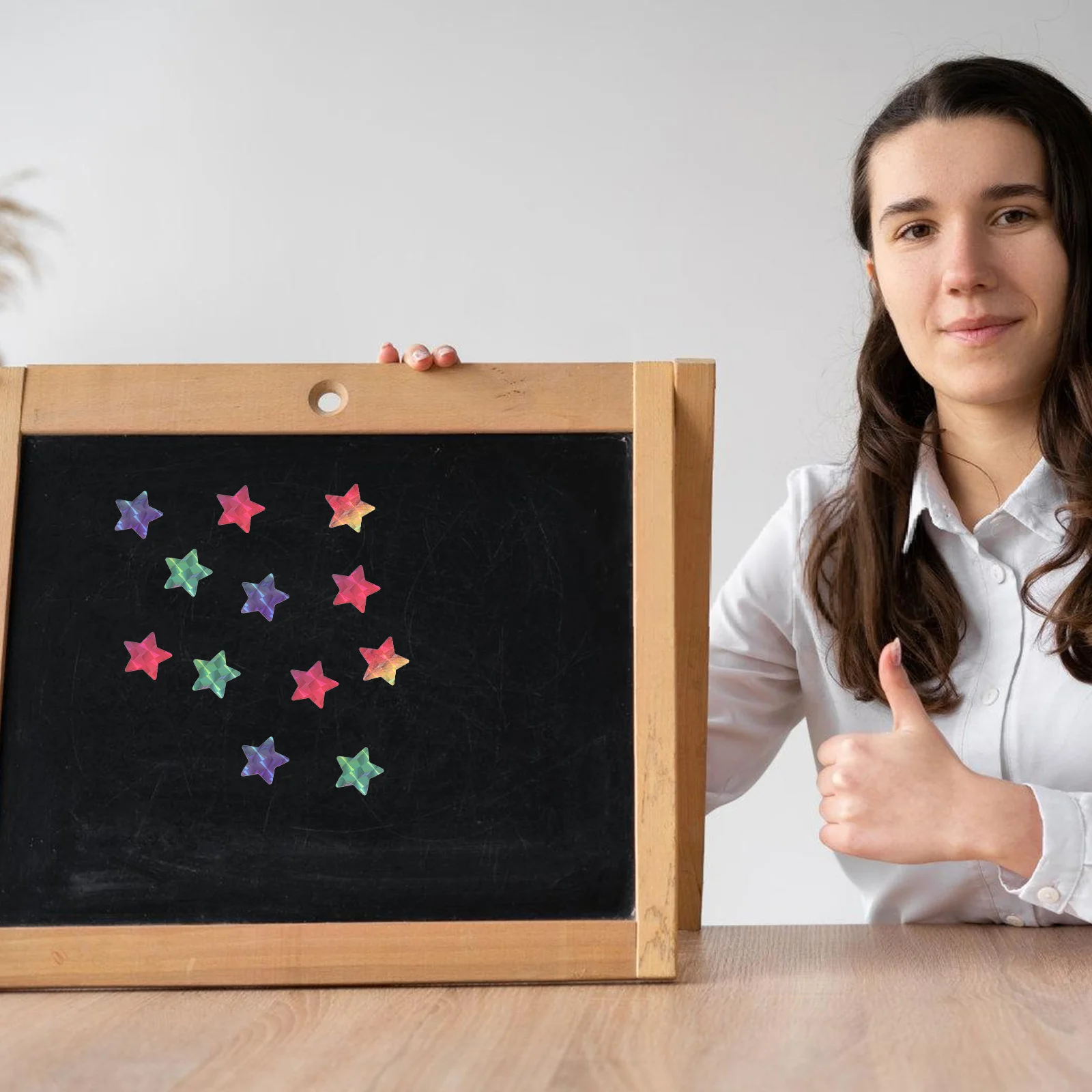 

20 Sheets Waterproof Star Stickers Self Adhesive Decals 54 Pieces Sheet Reward Charts Supplies Teacher Student Motivational