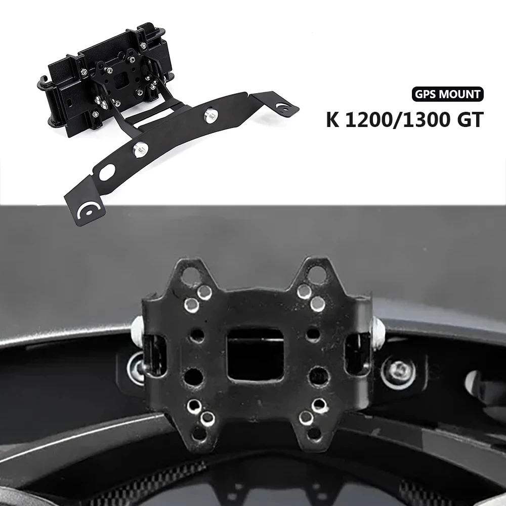 

Motorcycle Accessories GPS Mount For Smartphone Navigation Bracket USB Charger Holder For BMW K1200GT K1300GT K 1200 1300 GT
