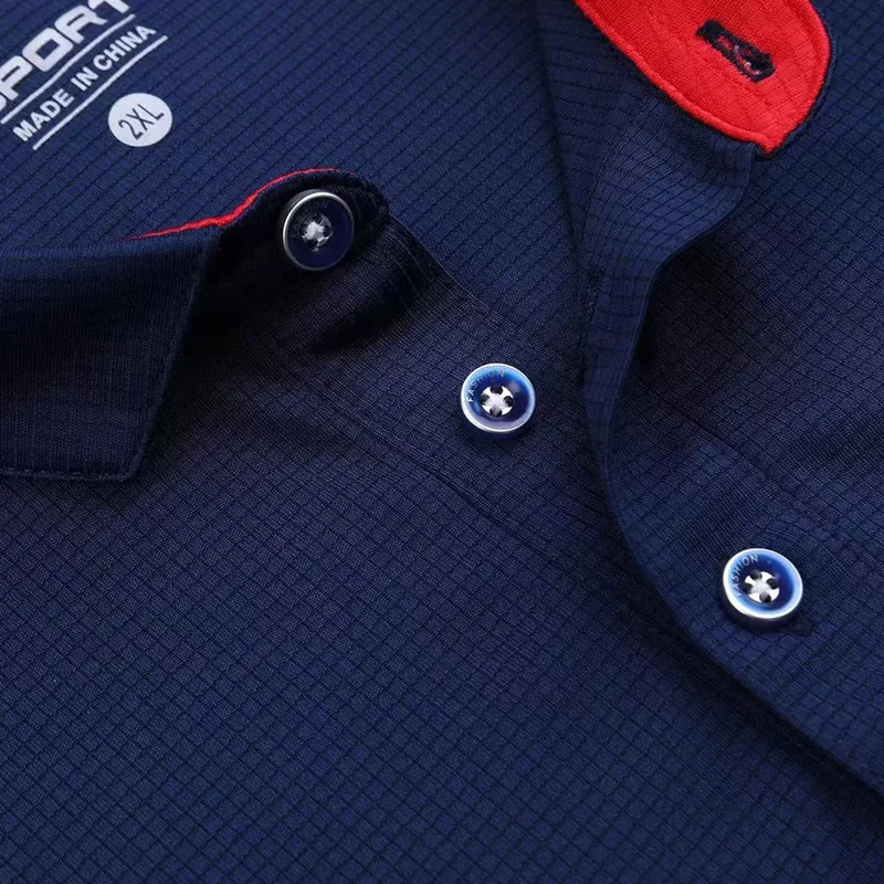 Polo deportivo de secado rápido, camisa de diseño personalizado, logotipo de marca de la empresa, bordado impreso, transpirable, cuello de manga