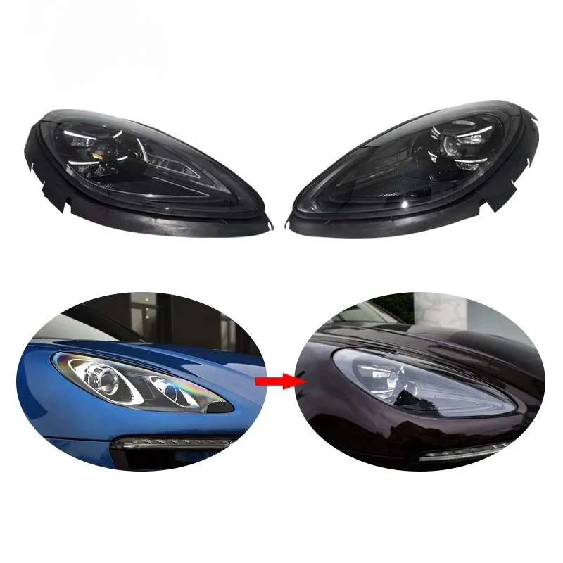 

[1979LL]High Quality Car Lights 2014 2016 2017 2020 95B Upgrade to 2023 matrix Style Laser Led Headlights for Porsche Macancusto