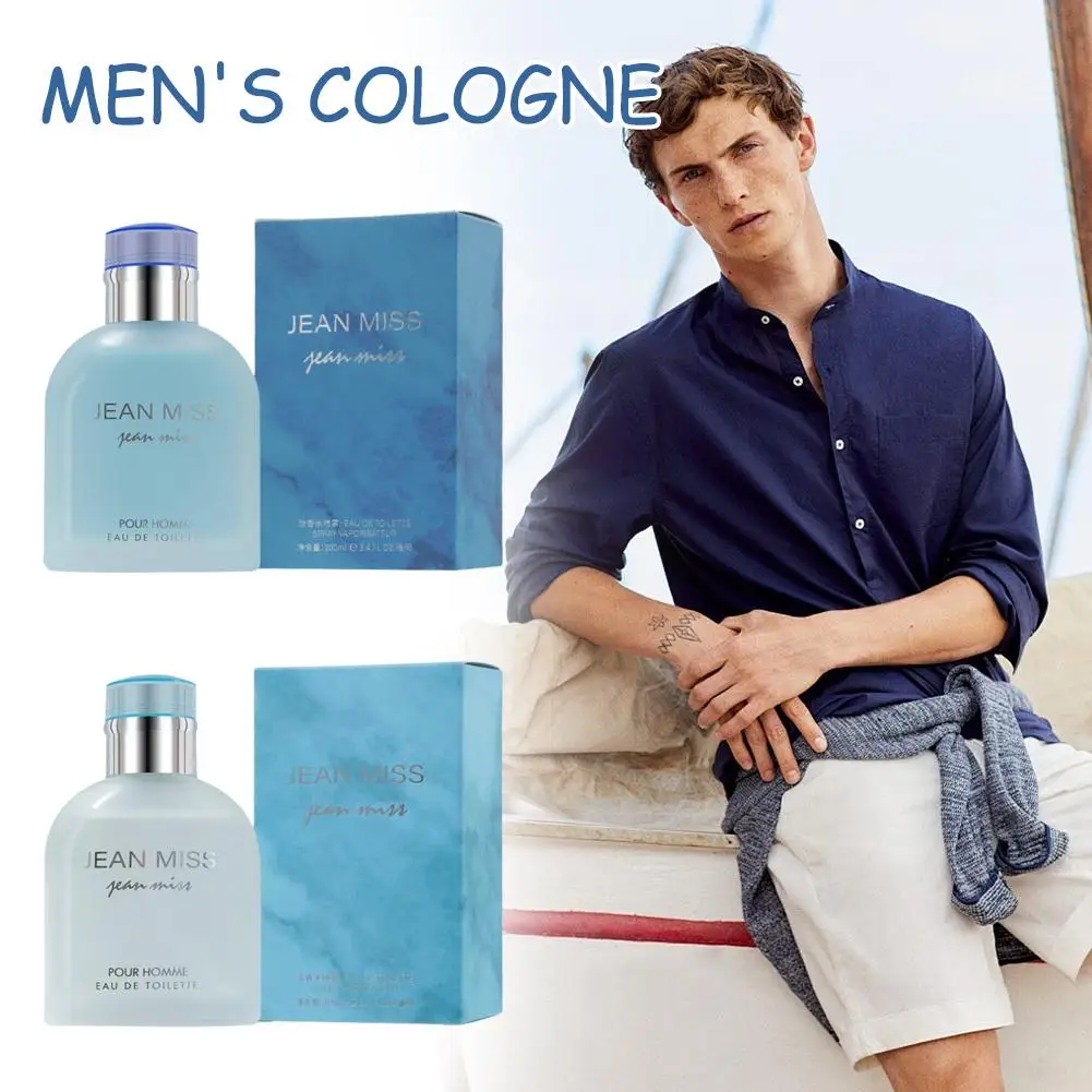 남성용 블루 100ml 프루티 노트 오 드 뚜왈렛 코롱 디자이너 향수