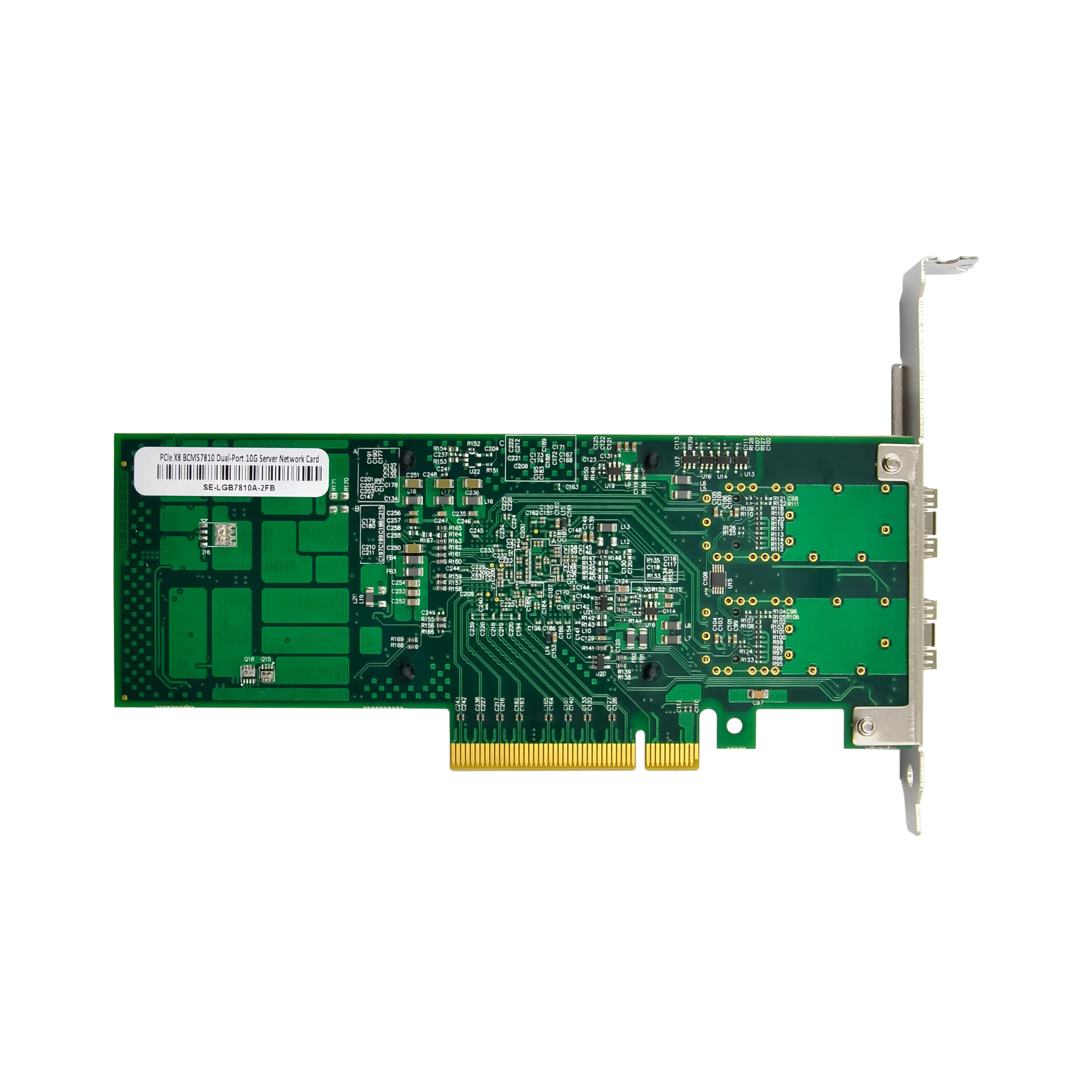 SUNWEIT ST7321 PCI Express Dual Port SFP+ 10G Ethernet Server Cartão Lan Broadcom 57810S