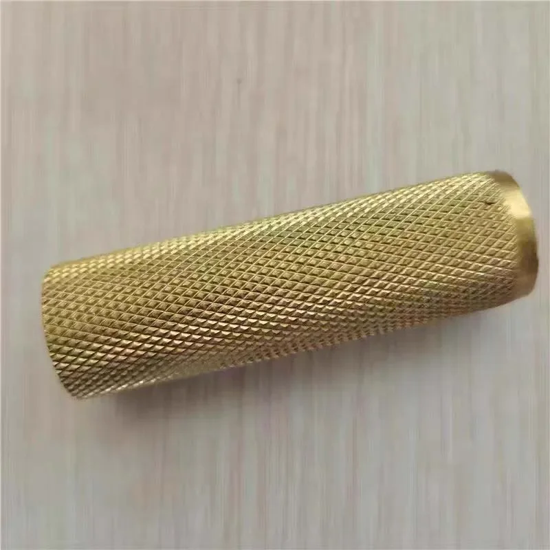 Surface treatment Straight grain brass rod Chequered brass bar H59 solid knurled brass rod Manual materials DIY