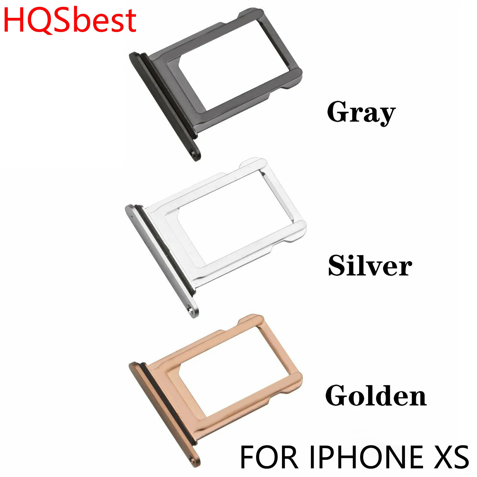 Sim Card Holder Tray With Waterproof   For Iphone X , XS , XS MAX