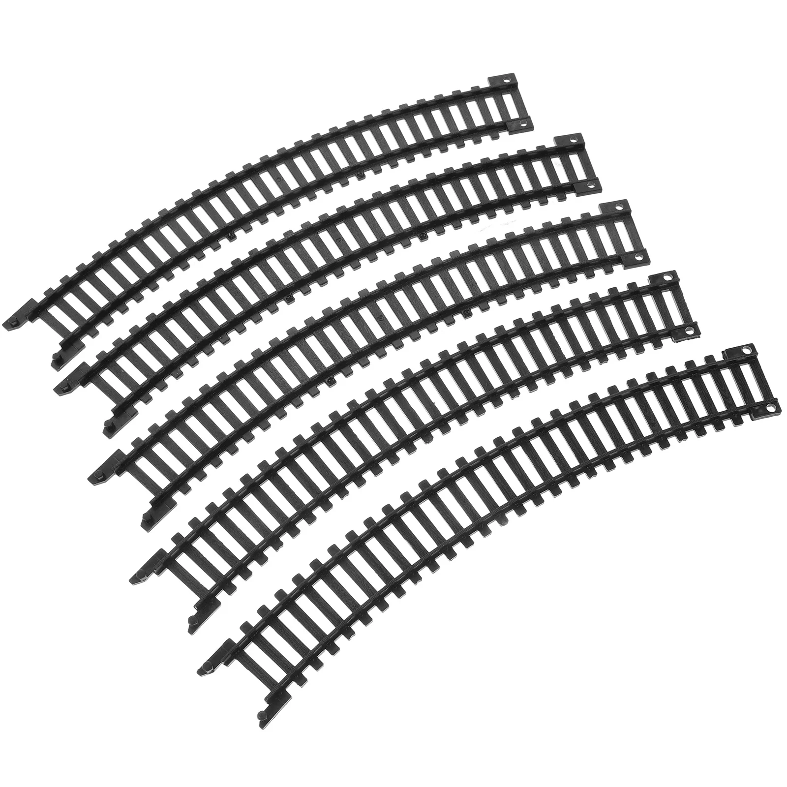 

5 Pcs Baby Toy Electric Train Track Accessories Replacement Wheels for Coupler Model Railroad Black Locomotive Child