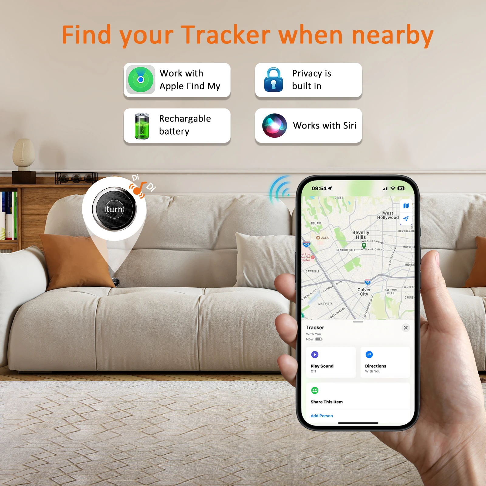 1pc New Smart  Airtag GPS Tracker Finder for Apple FIind my IOS  Pets Luggage  Key Finder, Not for Android Christmas GadgetGift