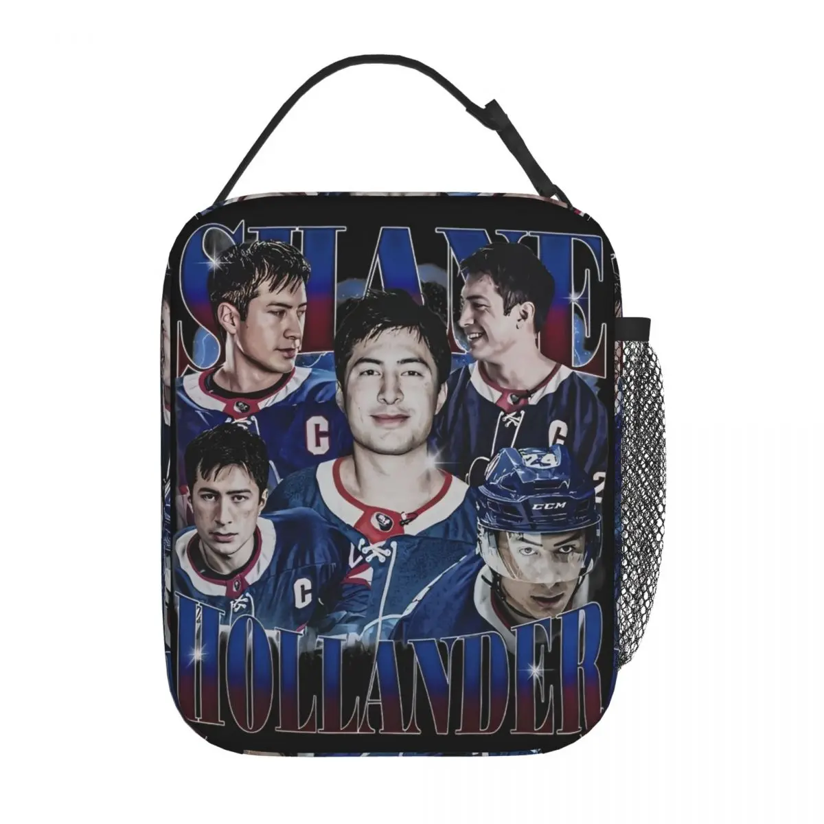 شين هولاندر معزول أكياس الغداء المحمولة ساخنة منافس الهوكي قابلة لإعادة الاستخدام حقيبة حرارية حمل علب الاغذية كلية السفر الغذاء حقيبة