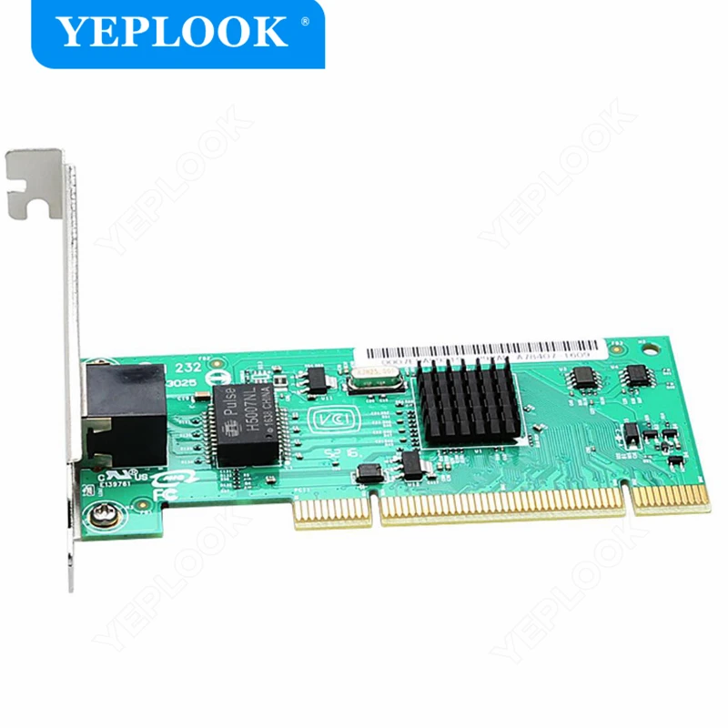 Tarjeta de red Gigabit PCI 1 puerto RJ45 10/100/1000Mbps, adaptador Ethernet rápido, controlador de tarjeta Lan 8390MT para Chipset Intel 82540