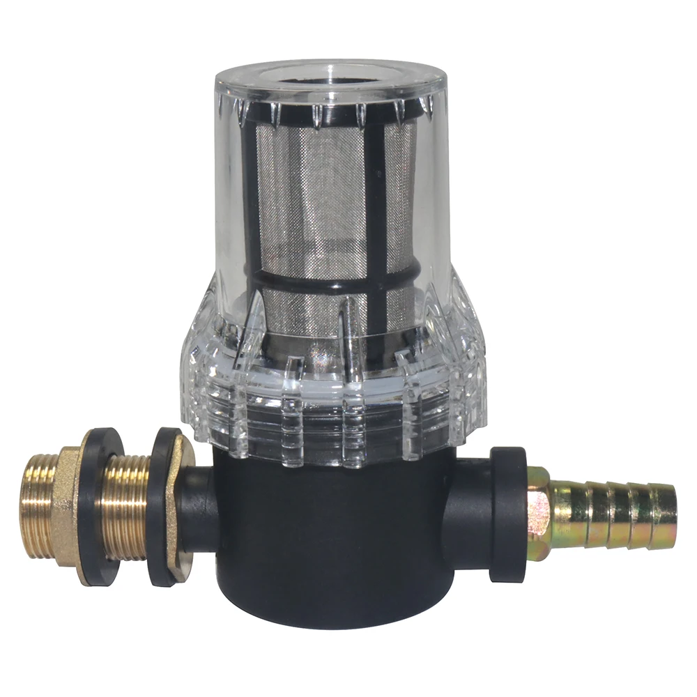 Brass flange 80 mesh filter metal pagoda water pipe joint garden irrigation accessories water tank rain bucket filter set