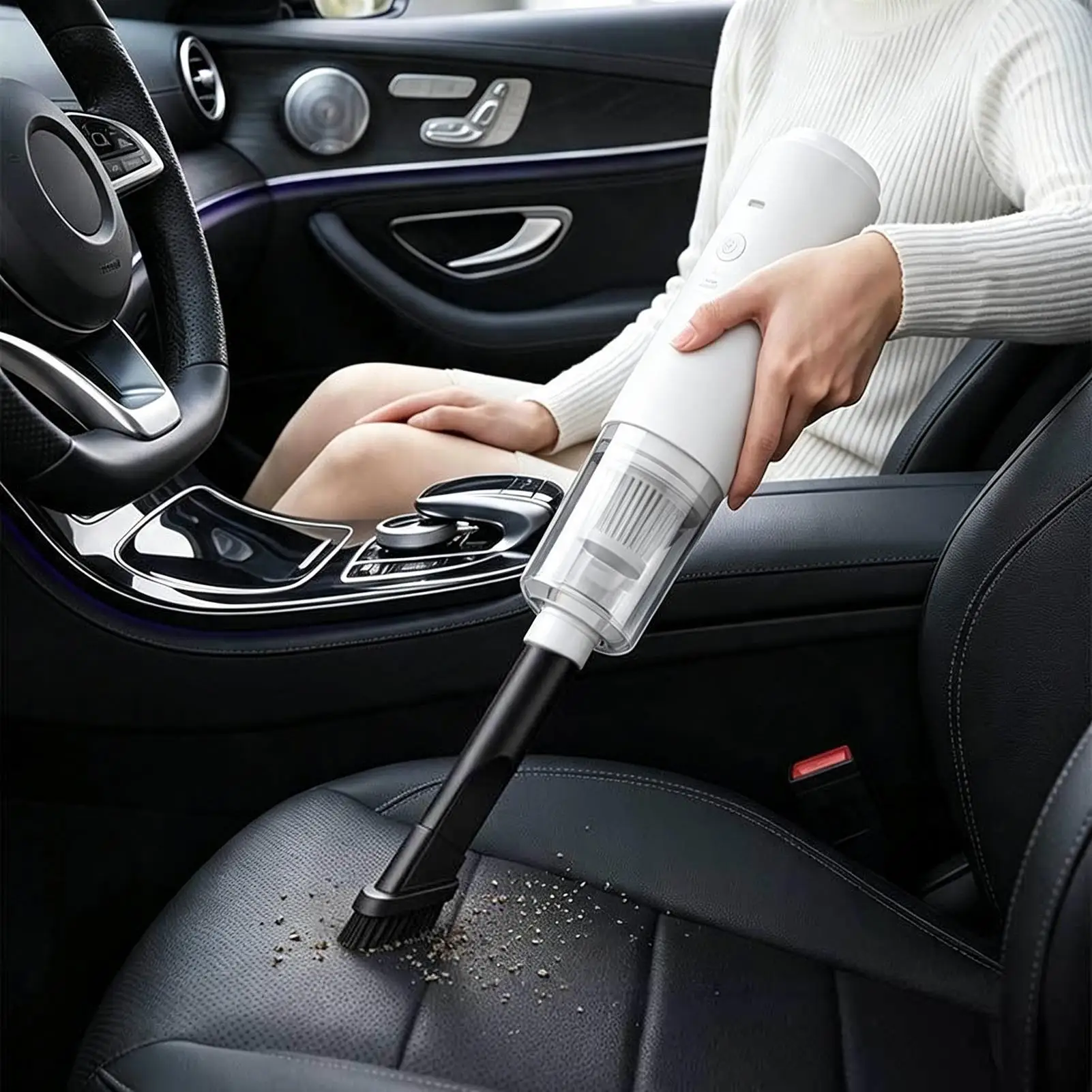 Car Vacuum Cordless Rechargeable Handheld Dust Blower Car Vacuum Cleaner For Vehicle Interior Detailing Office Desk Sofa
