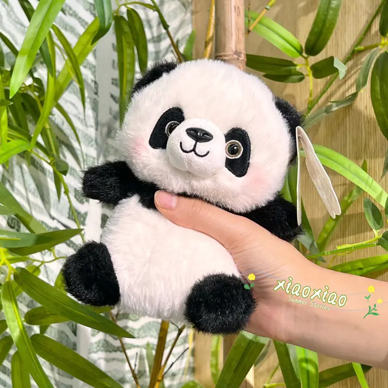 

Panda Hua Hua And Qizi Plush Toy, Stuffed Animal Scented Particles For Birthday Commemorative Gift Presents To Friends Kids