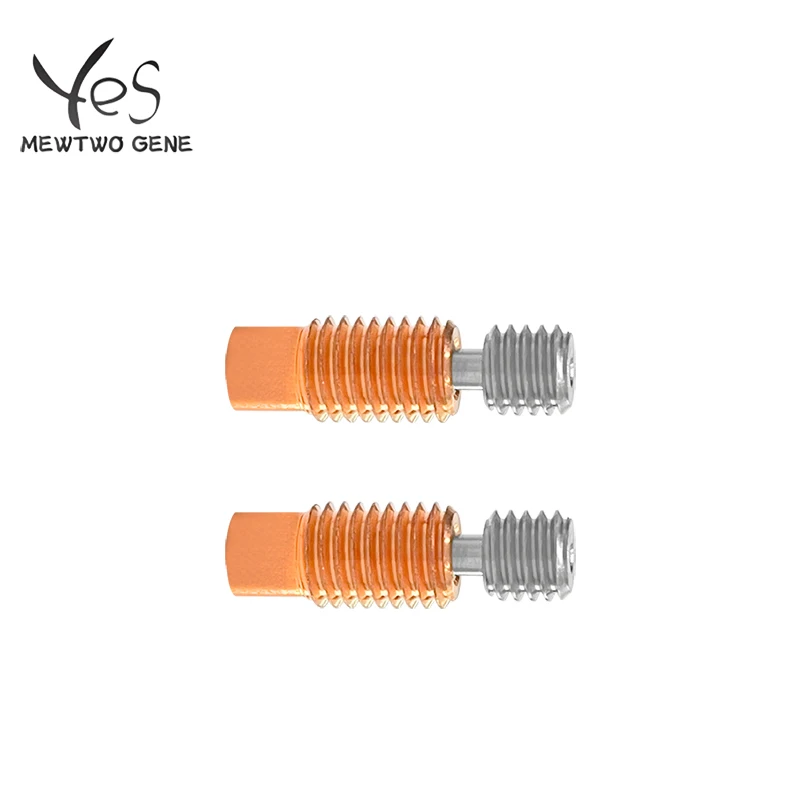 All-Metal E3D V6 Throat Heat Break Titanium Alloy Copper 3D Printer Nozzle Throat For 1.75mm E3D V6 HOTEND Heater Block