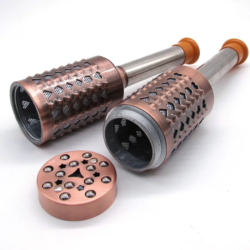 New type of connected moxibustion stick - Large-sized bronze warm moxibustion stick for rolling and pushing back massage