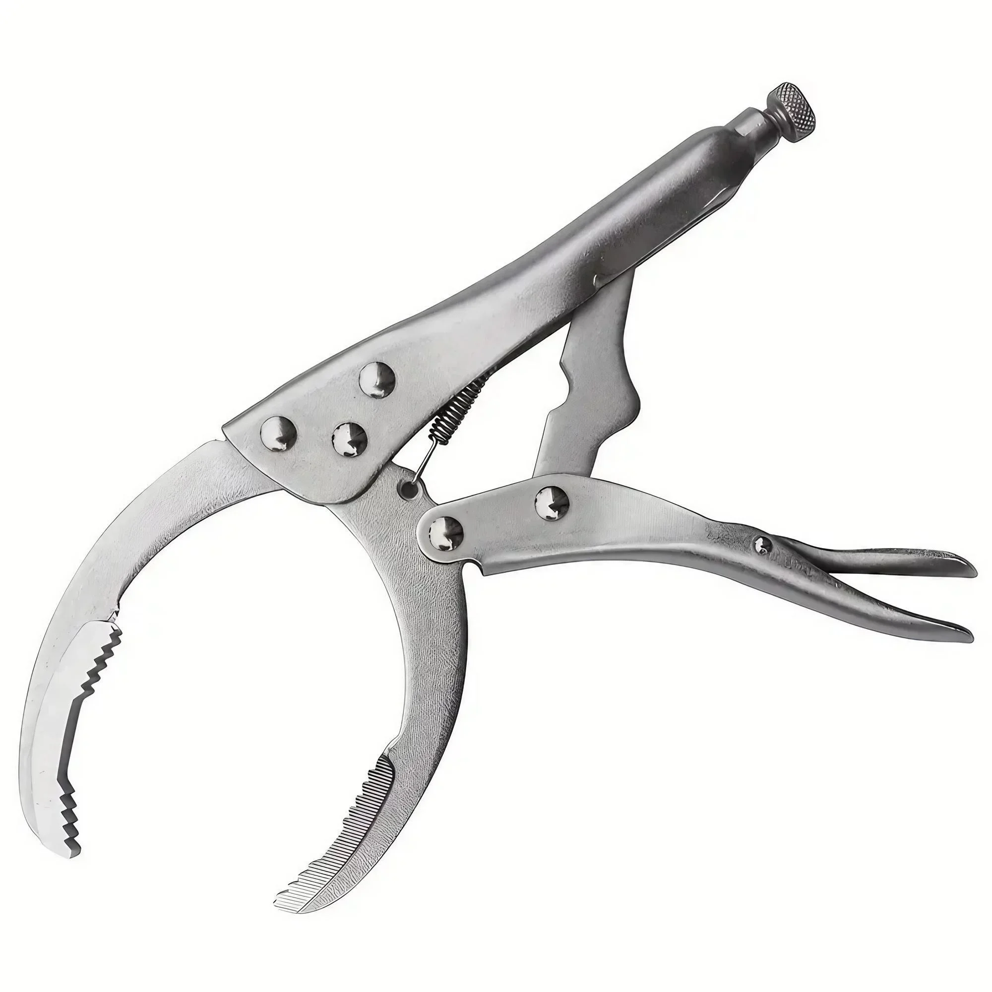 1PC Industrie Festigkeit Locking Grip Öl Filter Wrench Tool Sichere Schraubstock Halten Vielseitige Greif Zange – Detail 6