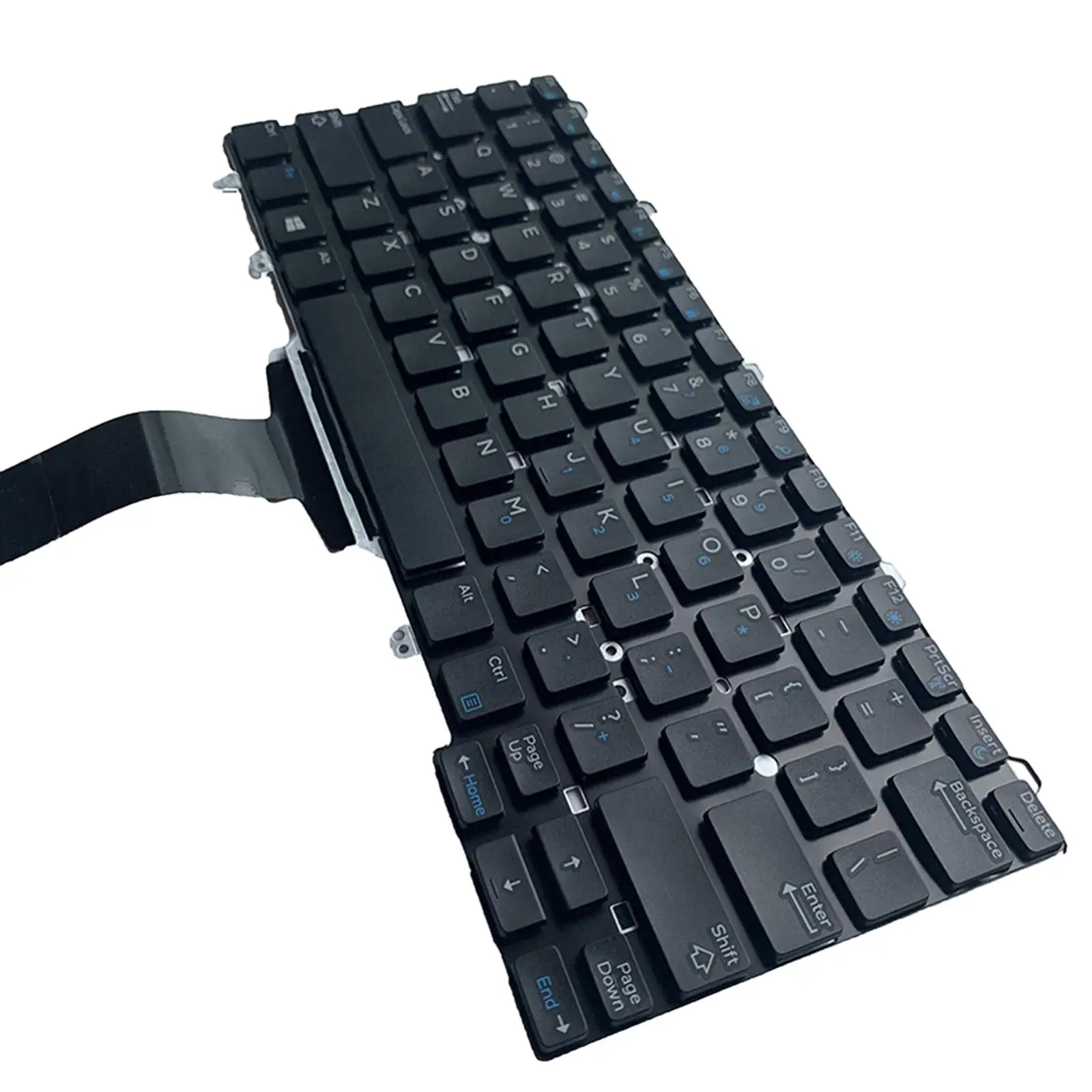 Imagem -05 - Teclado Portátil Eua Abs Plástico Notebook Substituição do Teclado para Dell Latitude 3340 3350 E3340 E5450 E7470 0vw6j9 Sn7230 Preto