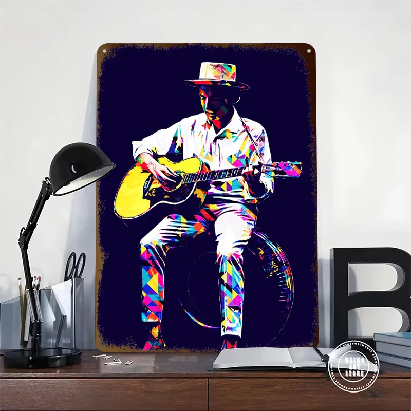 Bob Dylan Personalized 3D Textured Metal Poster Wall Art Vintage Tin Signs for Gaming Room Decoration Cozy Home Decor Items Sign