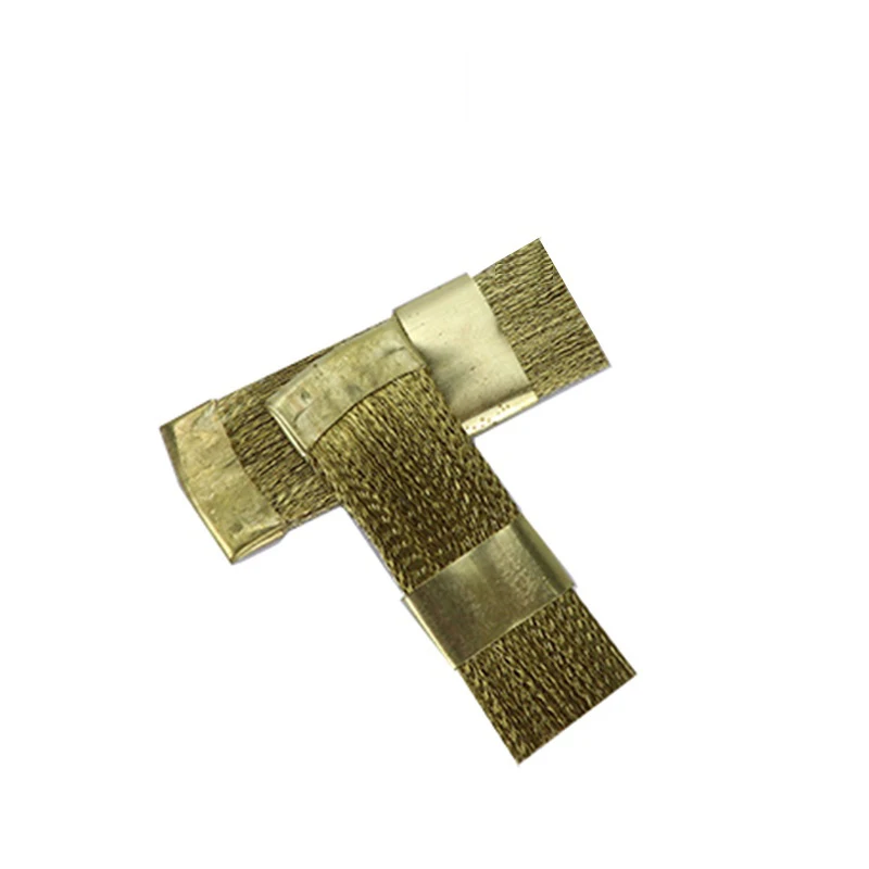 

1pc Dental Copper Wire Brush Polishing Drill Bit Cleaning Brush Wooden Handle Brass Wire Brush For Rust Paint Removal Clean Tool