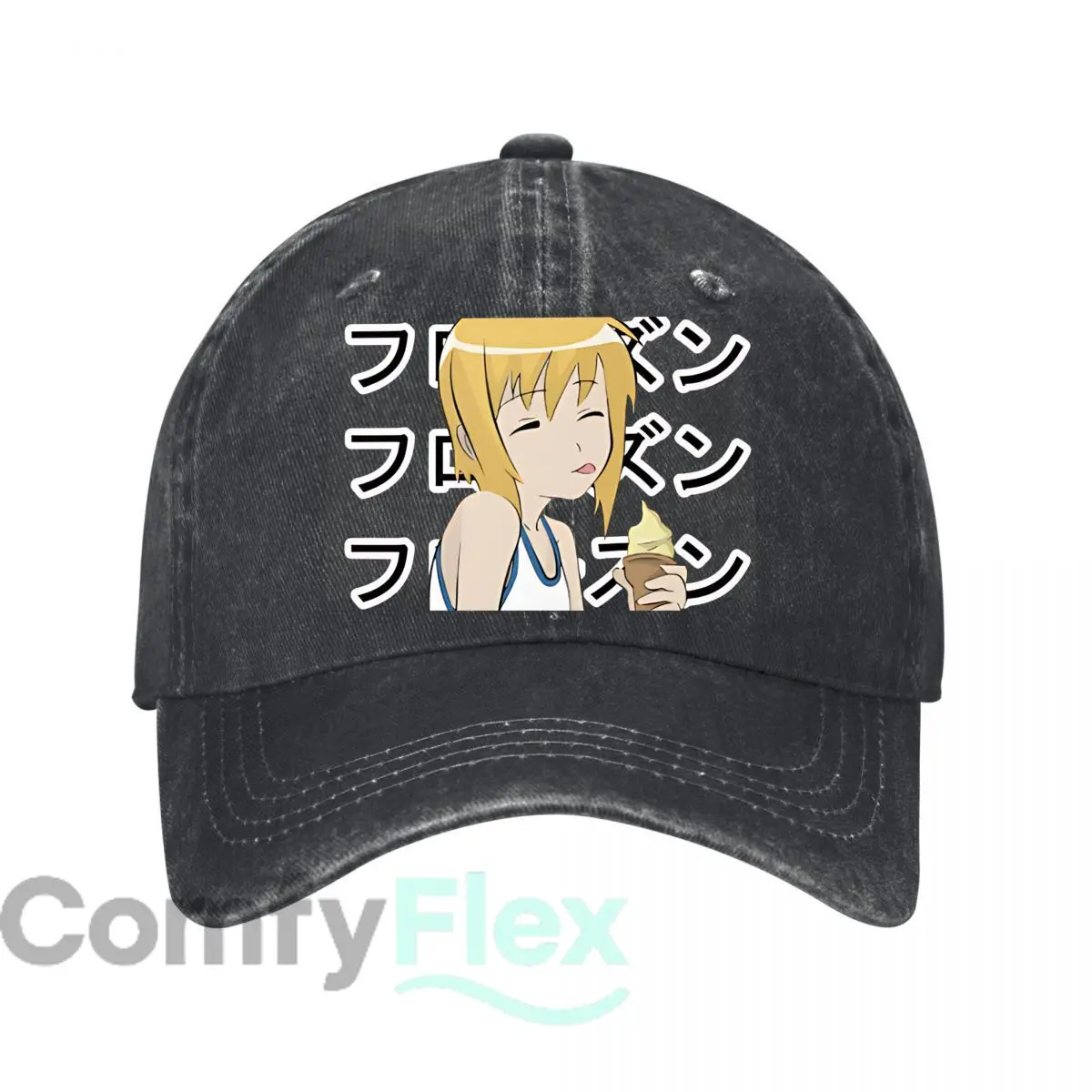 قبعة بيسبول مغسولة بتصميم BOKU NO PICO للاستخدام الخارجي للنساء للجنسين، قبعة عصرية للأب هيب هوب #1