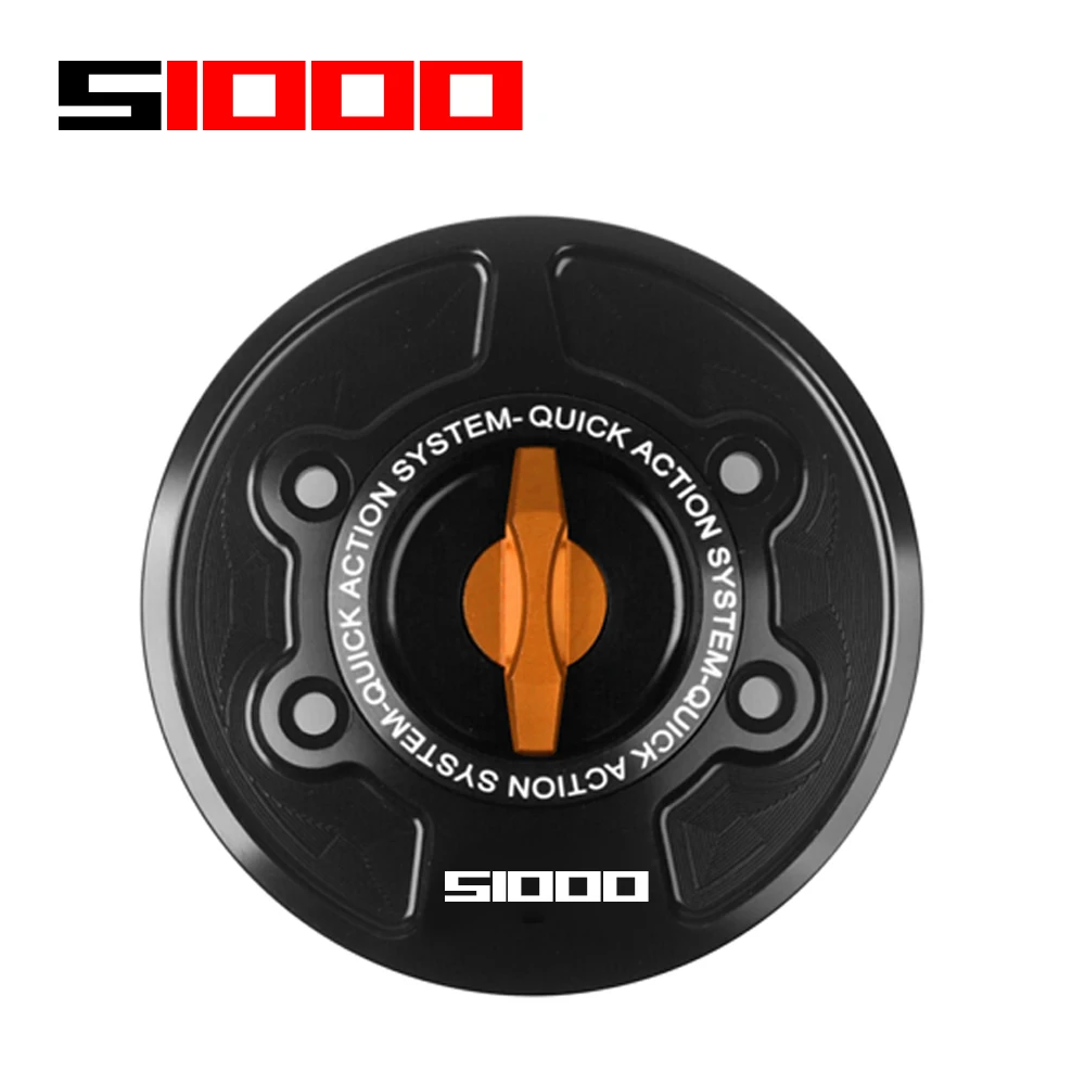 Fit for BMW S1000RR S1000R HP4 M1000RR 2009-2024 Keyless CNC Racing Quick Release Motorcycle Tank Fuel Caps Case Gas Cover