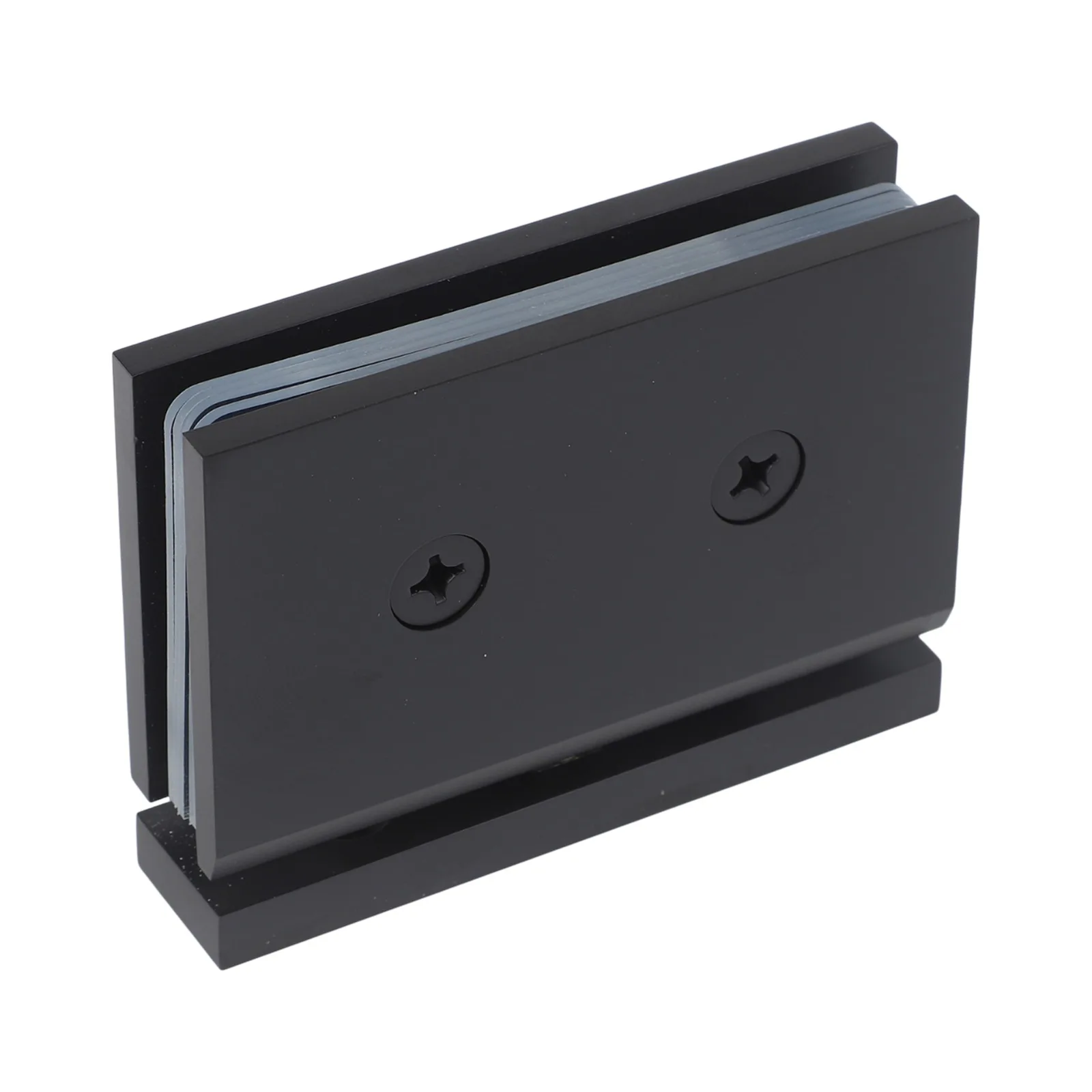 Bathroom Installation Shower Door Clamp Polished Finish Shower Mount Polished Frosting Finish Concealed Design