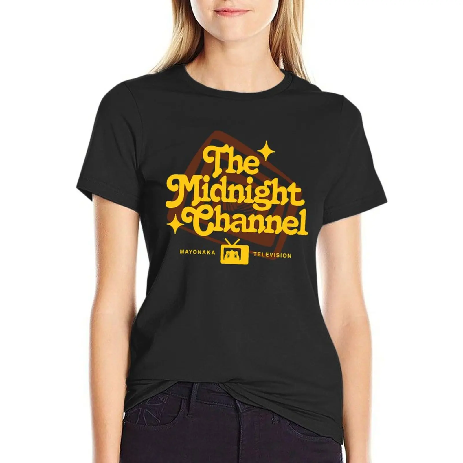 Persona 4 - The Midnight Channel T-Shirt vintage clothes cute clothes cotton t shirts Women