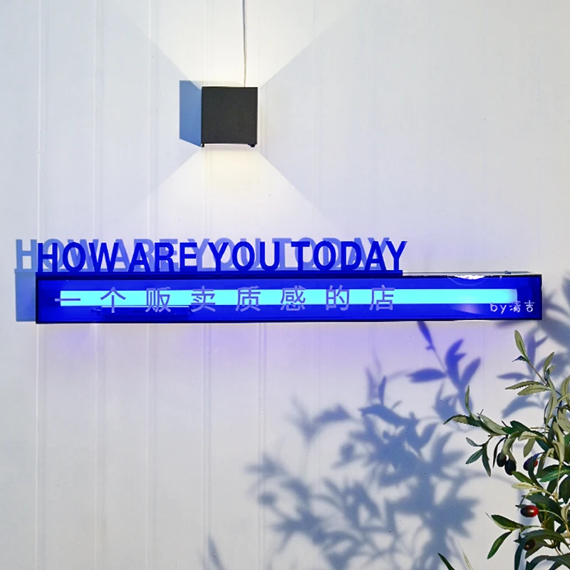 Creative Acrylic Light Box Custom Three-dimensional Letters LOGO Luminous Sign Shop Colourful Signage