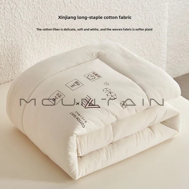 Double Class A medical absorbent cotton flower quilt thickened warm cotton wool quilt