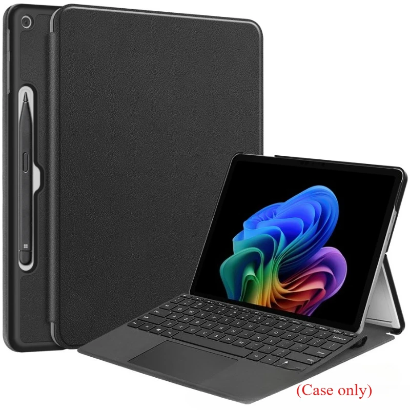 

Folio Stand Case for Microsoft Surface Pro 12 12.0inch(2025)Slim Lightweight Hard Shell Protective Use with Type Cover Keyboard