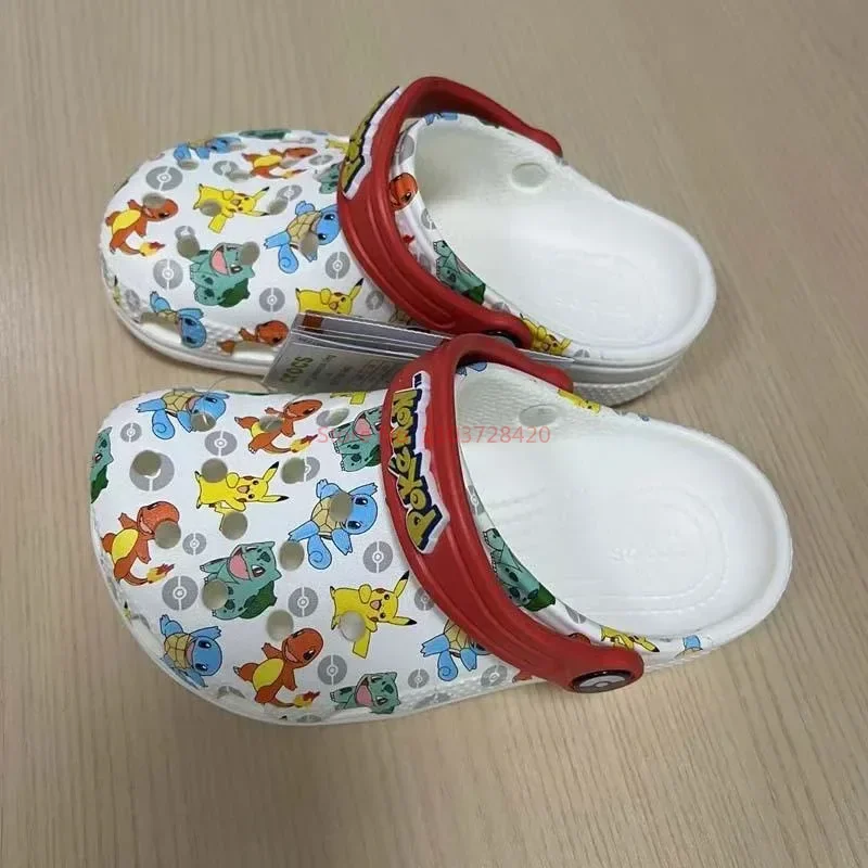 Sanrio Hello Kitty Kuromi Pochacco Melody New Summer Children Cute Cartoon Children Slippers Nonslip Soft-soled Wrap Toe Sandals