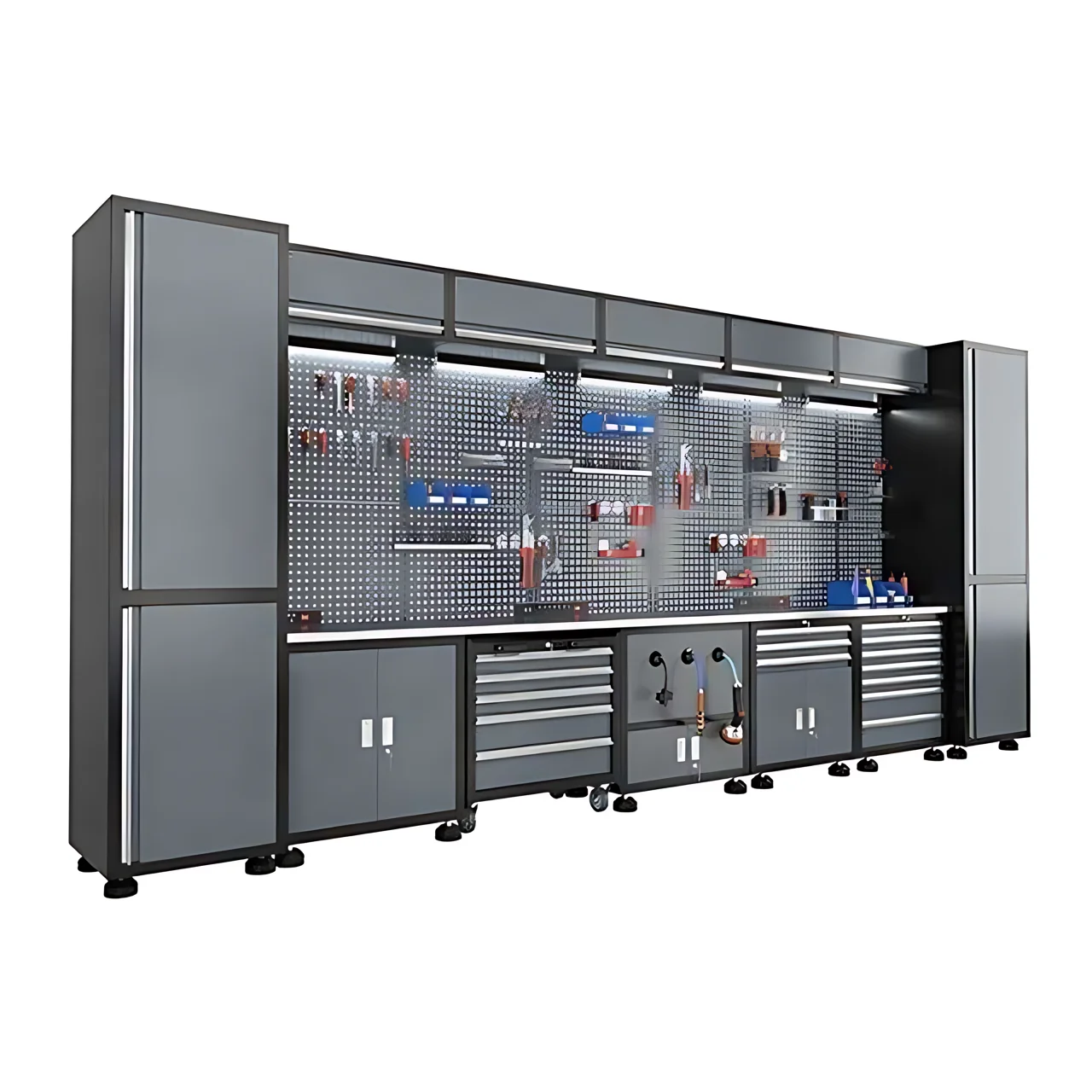

Heavy Storage Garage Cabinet Workbench Workshop Steel Metal