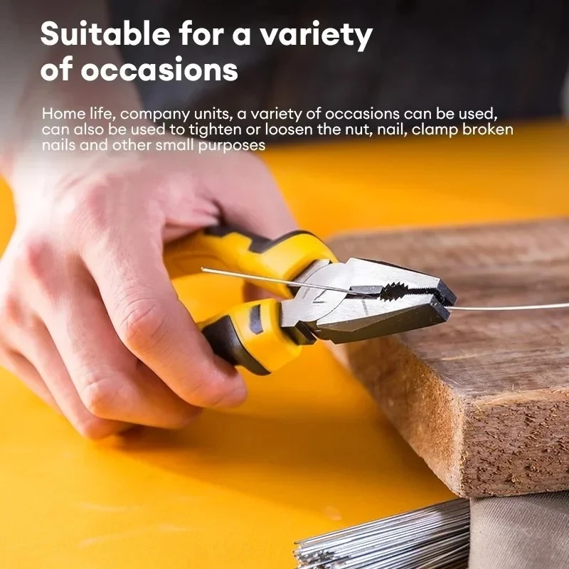 

Комбинированные плоскогубцы Inch Linesman 6/7/8 с кусачками для скручивания, резки проводов и зажимов, инструмент для обжима винтов