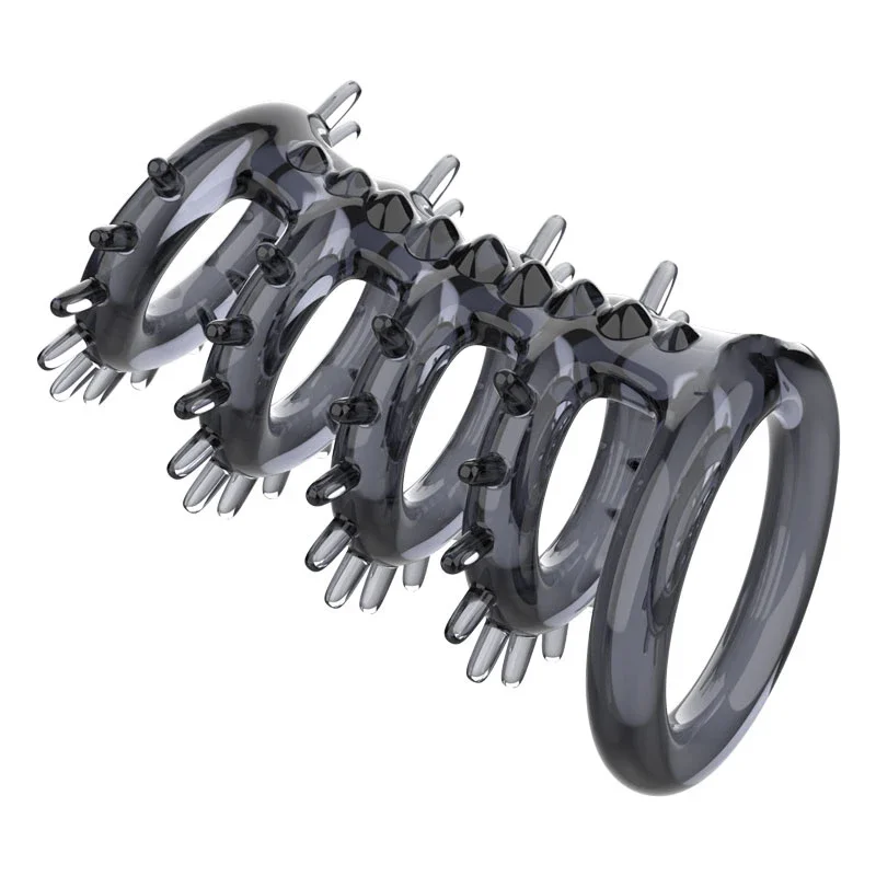 Sex Toys For Women Delayed Ejaculation Penis Ring Sleeve Men Bdsm Bondage Chastity Cage Masturbator Semen Lock Ring Sex Shop - view 6