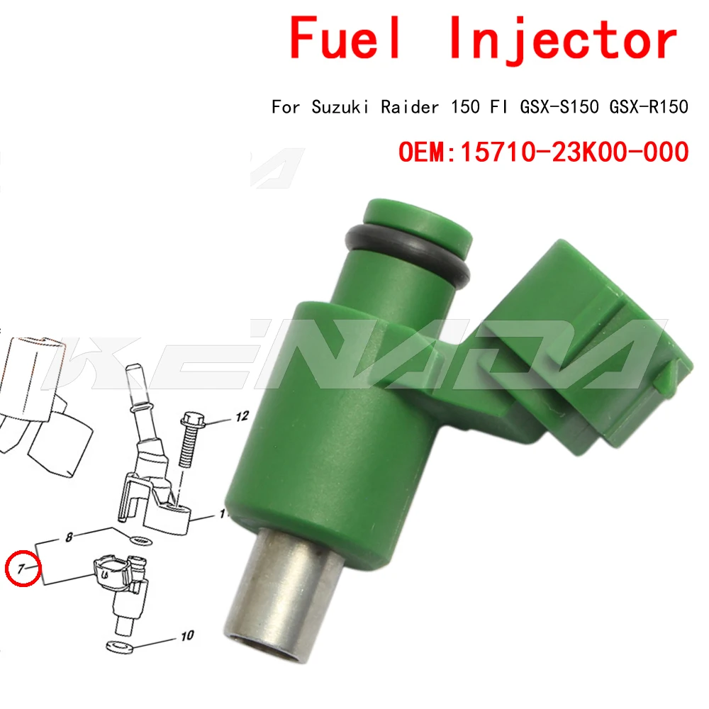 Fuel Injector Nozzle For Suzuki Raider 150 FI GSX-S150 GSX-R150 15710-23K00-000