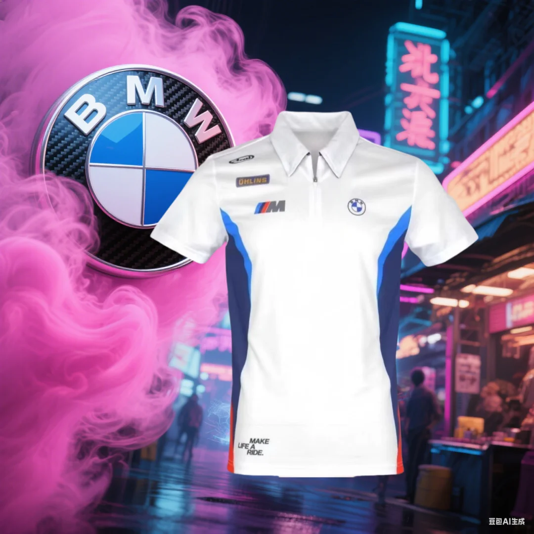 

Summer BMW Polo Shirt Moto BMW 3d Print Jersey Men's Long-sleeved Polo Shirt Sweat-absorbing Breathable Quick-drying Polo Shirt