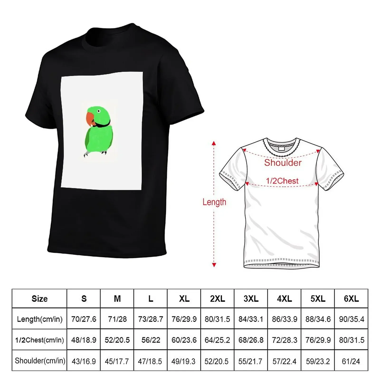 Alexandrine Parakeet 2 T-Shirt plus size tops oversizeds quick-drying heavyweights sweat shirts, men