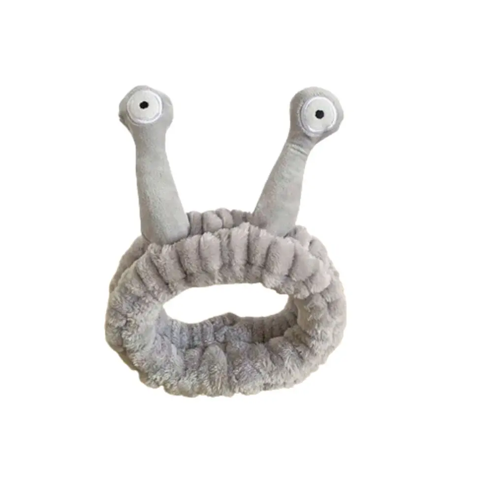 

Cute Cartoon Snail Headband Elastic Flannel Plush Hairband Plush Korean Style Hair Hoop Girl