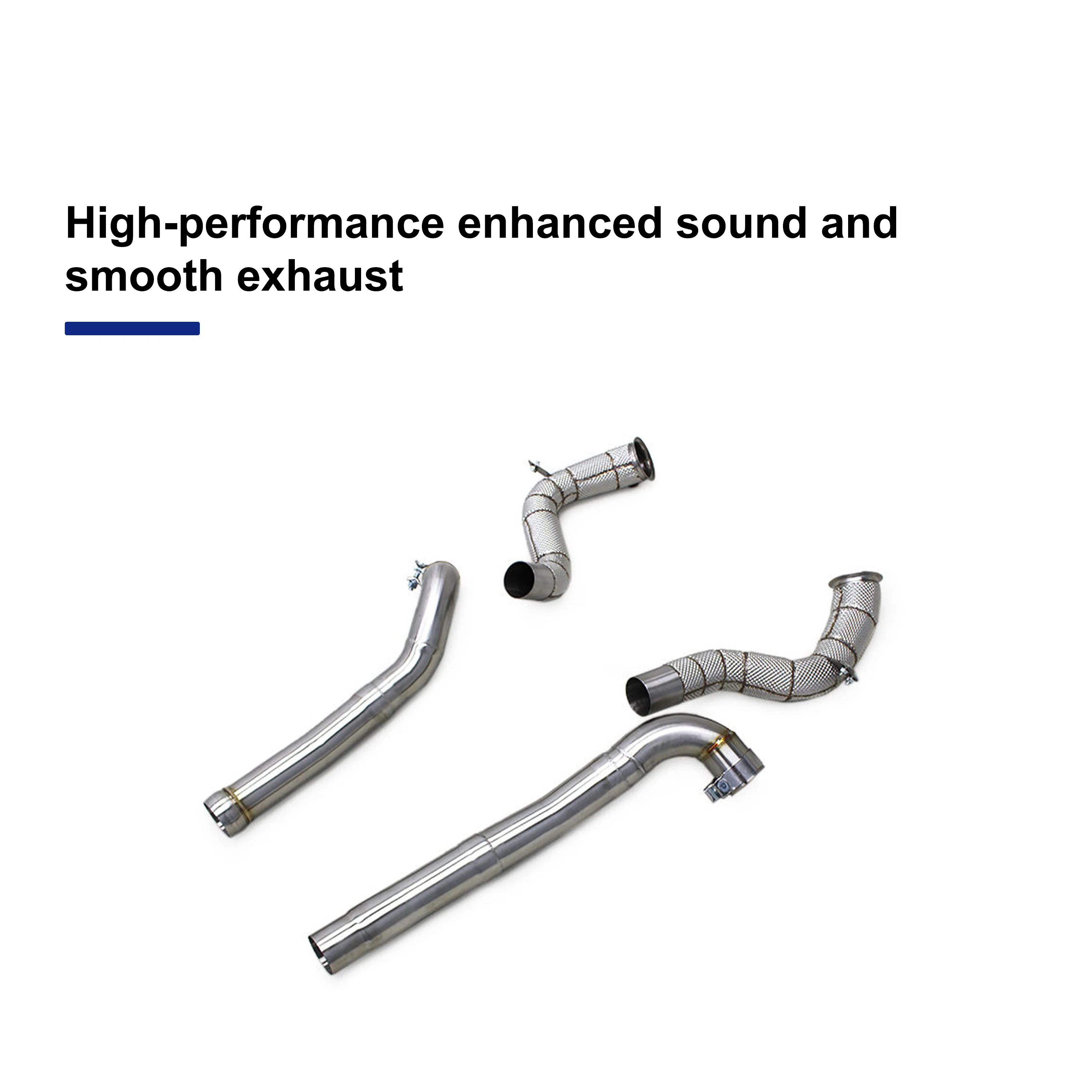 ACE Perfect Fitment Downpipe für Mercedes Benz AMG GT GTC GTR GTS 4.0T Hochleistungs-SUS304-Auspuffanlagen mit Hitzeschutz. – Detail 7