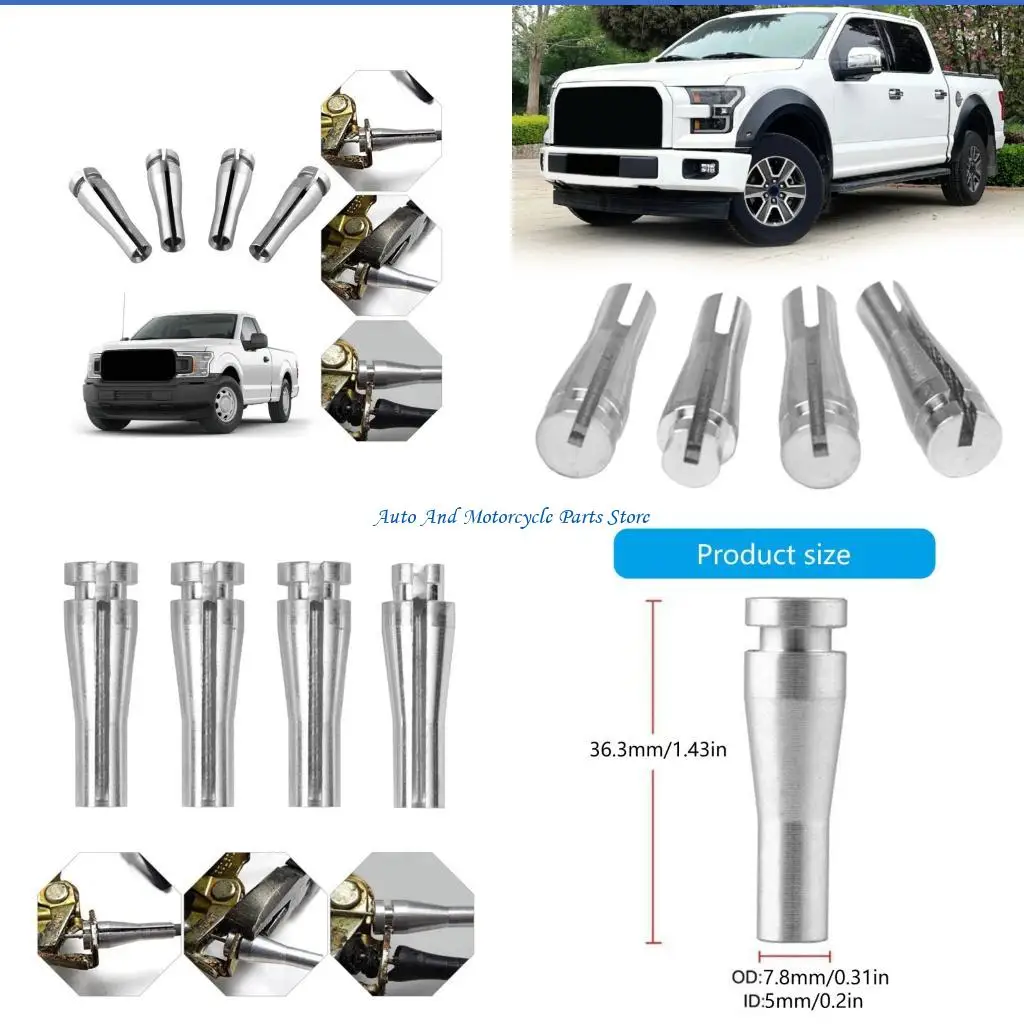 P9FD 4 Piece Rear Door Cable End Aluminum Repair Ends for F150 E150 Models Use
