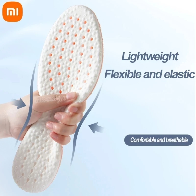 Solette Xiaomi Home Boost cuscino deodorante traspirante elasticizzato cuscino ortopedico assorbimento degli urti soletta aumentata per scarpe Mijia