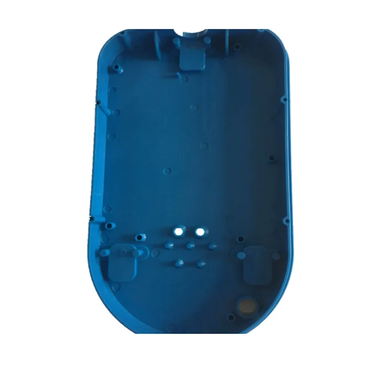 CNC machining ABS plastic injection molding blue electronic device shell custom mold opening intelligent device internal cavity