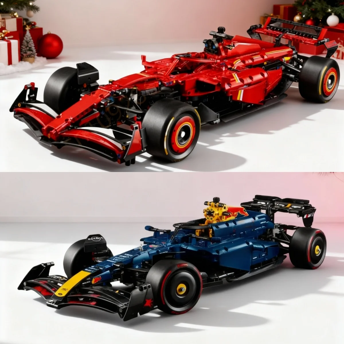 

Популярный конструктор MOC 42206 42207: Красно-синий спортивный гоночный автомобиль из строительных блоков. Занимательные кирпичики для сборки. Подарки на Рождество и День рождения. Декор для автомобиля.