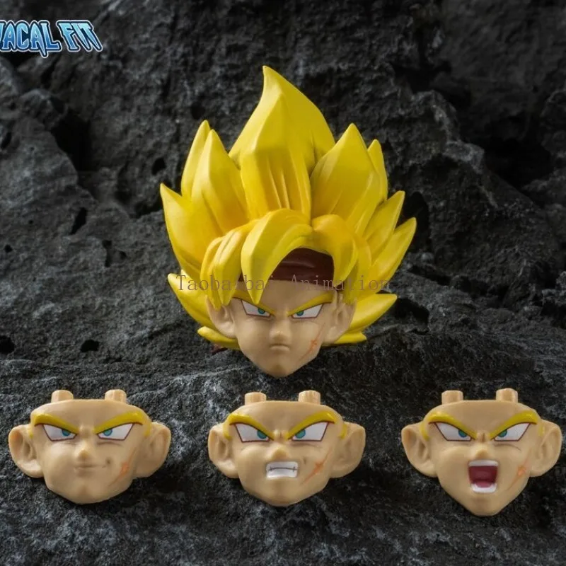 In Stock SHF Dragon Ball Enchanted Poseable Demonic Horse Bardock Super Saiyan Head Sculpt Accessory Pack Poseable Action Figure