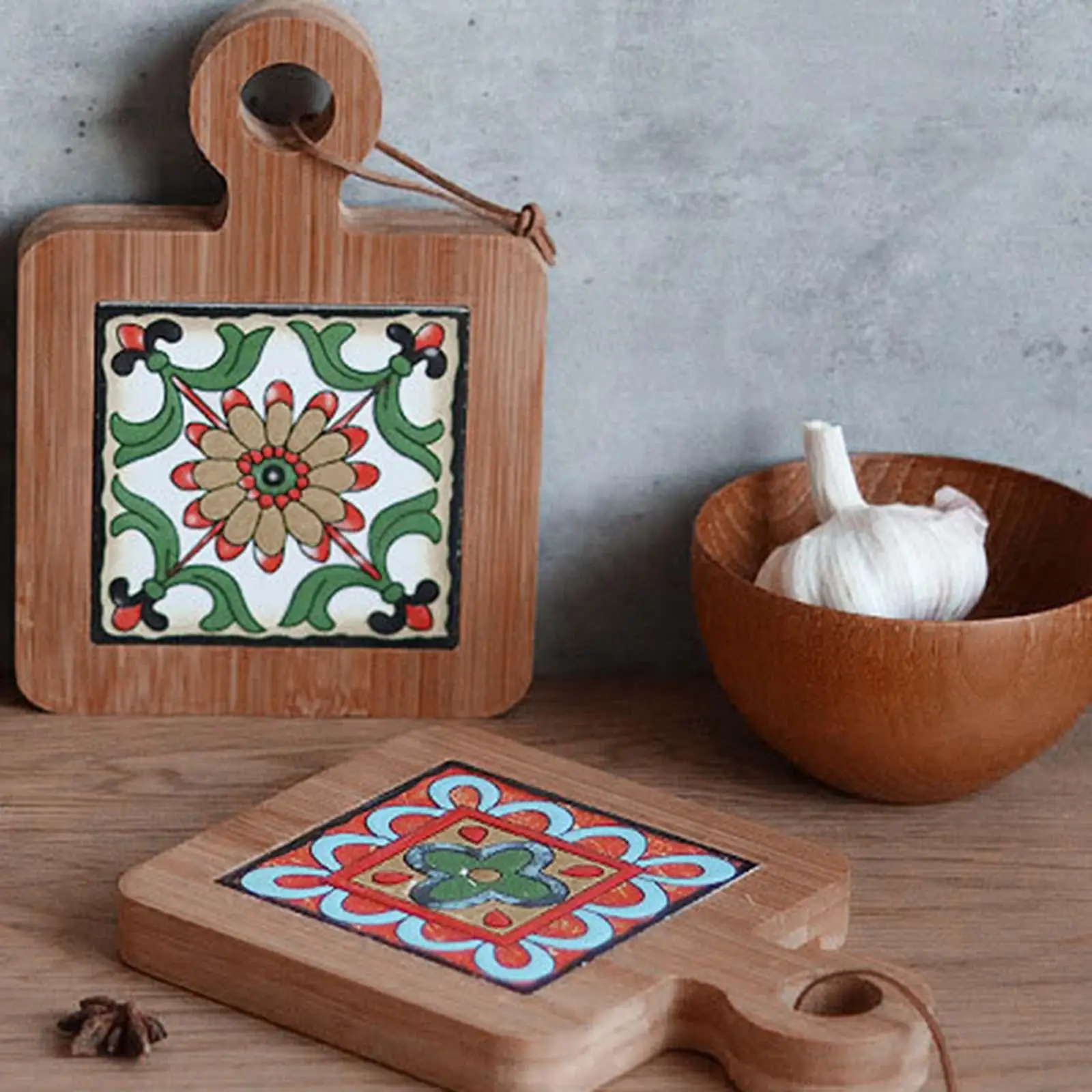 

Acacia Wooden Drink Coaster proof Wooden Table Plate Mats Square Placemat for kitchen and home Housewarming Gifts Table Dinner