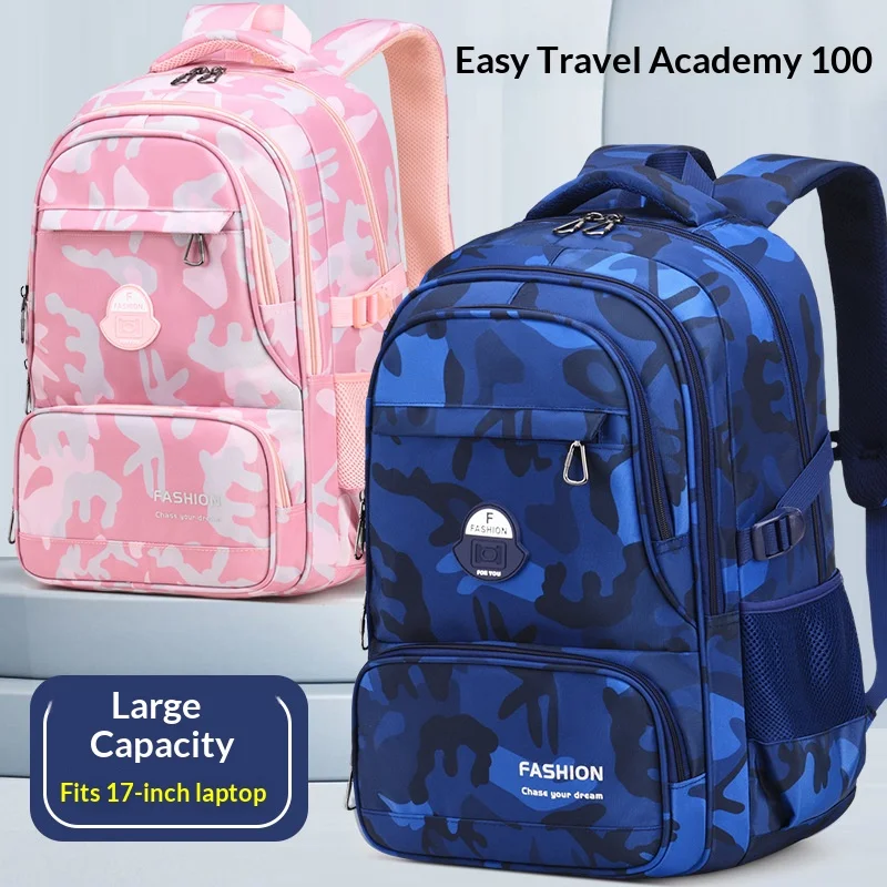 Large Capacity Unisex Backpack New Elementary School Student Adult Middle And High School Backpack for Male And Female