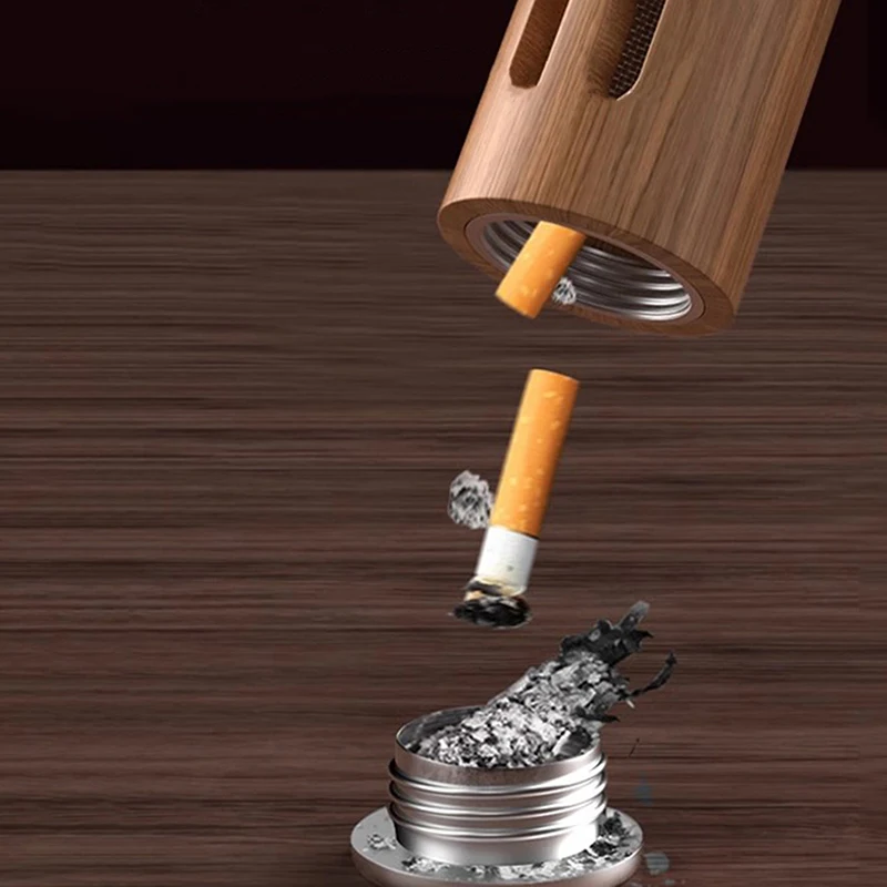 منفضة سجائر السيارة مع ميزات مضادة للارتداد ومضادة للطيران ومضادة للرماد للسائقين الكسولين للتدخين والحفاظ على الرماد من السقوط #4