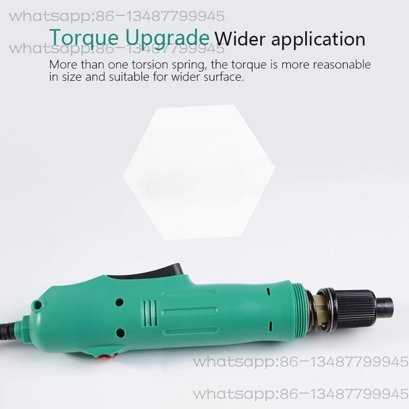 220V Electric Screwdriver H6 Speed 6.35mm Electric Screwdriver Straigh Plug Variable Speed Torque Adjustment