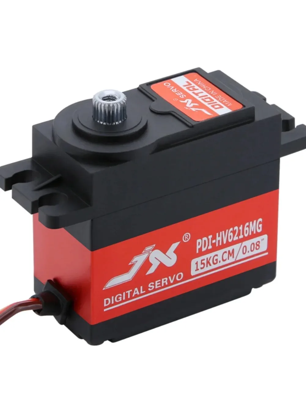 JX PDI-HV6216MG 15KG Motore servo core digitale standard a coppia elevata 8.4V Ingranaggio in metallo per auto telecomandate Giocattoli modello di aereo