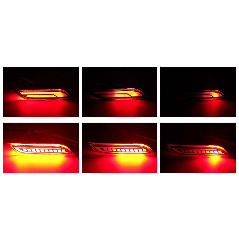

2PCS For Toyota Camry 2018 Up LED Rear Bumper Lamp Warn Brake Dynamic LED Turn Signal Light