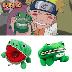 Anime Figuur Naruto Portemonnee Kikker Schattige Draagbare Grappige Munttas Opbergaccessoire Cosplay Themafeest Speelgoed Kinderen Geschenken